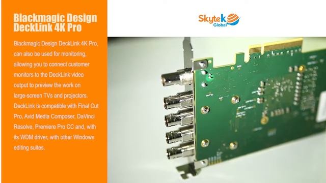 Blackmagic Design DeckLink 4K Pro смотреть онлайн