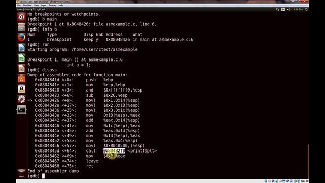 GDB Debugging - Displaying x86 Assembly from C program and stepping through instructions смотреть онлайн