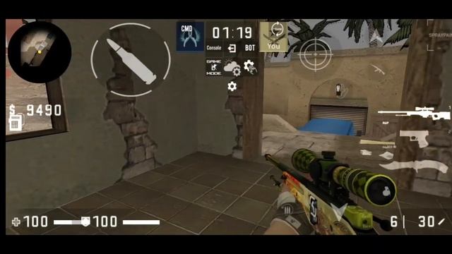 cs go mobile android bomb mode gameplay #1 krisa botlar смотреть онлайн