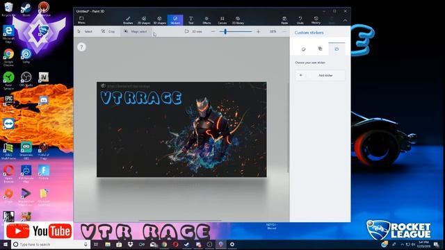 How to make a cool custom wallpaper with Paint 3D! смотреть онлайн