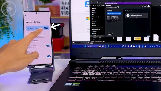 Cara Mudah Kirim File dari Android ke Laptop/PC dan Sebaliknya dengan Google Nearby Share Beta смотреть онлайн