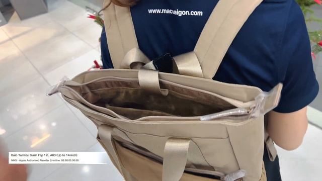 Review Tomtoc - Balo Slash Flip 12L A63 (Up to 14-inch) @ NMS - Apple Authorised Reseller смотреть онлайн