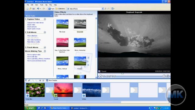 Windows XP Movie Maker - Add Video Effects смотреть онлайн
