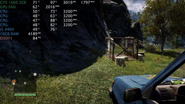 Far Cry 4 - i5 4460 - Gainward GTX 1060 3GB - 16GB RAM - 1440p DSR - Gameplay смотреть онлайн