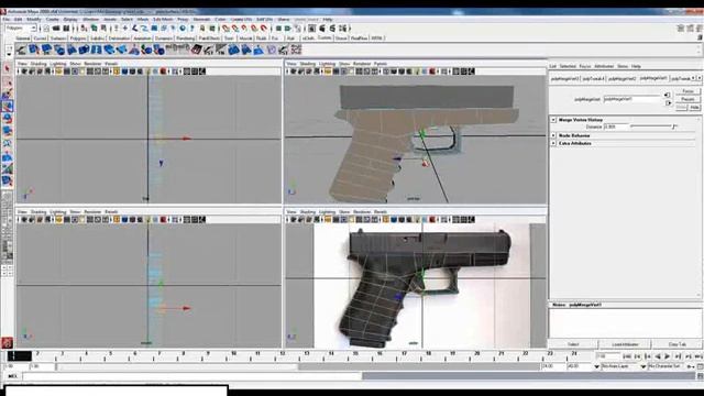 AutoDesk Maya - Modeling a GLOCK 19 9mm смотреть онлайн