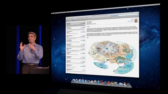 Apple OSX Lion - Mail - Demo - 2011 WWDC Keynote смотреть онлайн