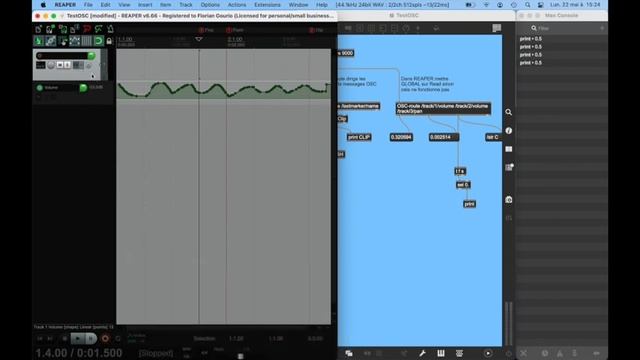 Reaper - OSC (Open Sound Control) смотреть онлайн