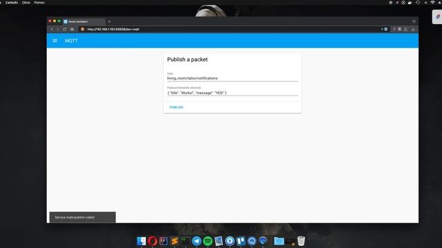 Testing mqtt2notification with HomeAssistant смотреть онлайн