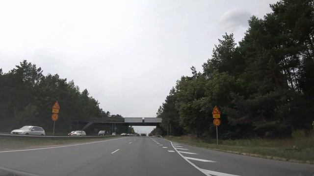 Driving in Latvia. A trip from Valka to Riga. 4K смотреть онлайн