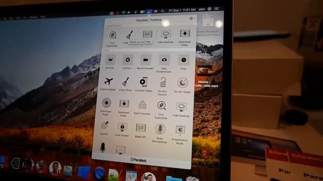Parallels Toolbox - Clean Drive and Make GIF DEMO (ENG) смотреть онлайн