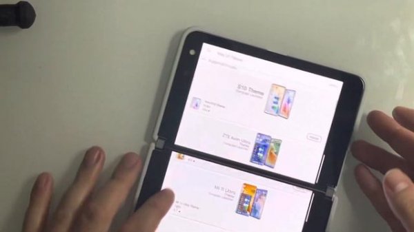 MICROSOFT SURFACE DUO WINDOWS 10 LAUNCHER REVIEW! THIS GETS ME EXCITED FOR THE SURFACE DUO 2!