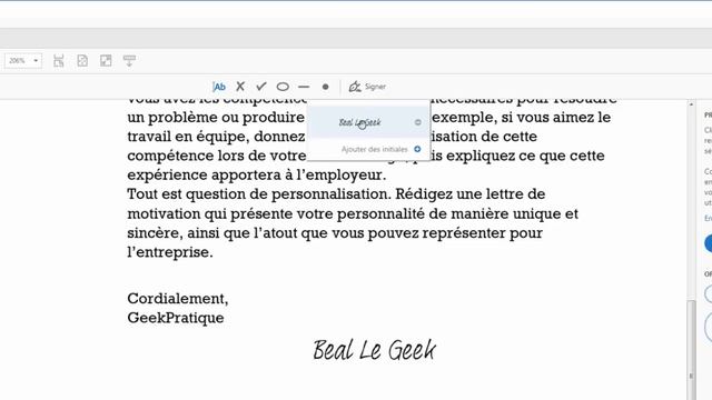 Comment signer vos documents directement sur votre ordinateur смотреть онлайн