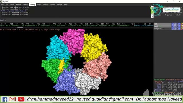 PyMOL | Molecular Visualization System | Basic & Advance Tutorial | Lecture 27 | Dr. Muhammad Navee