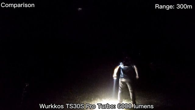 Mateminco MT-911, 6200 Lm, 916 M, XLD-G90 LED & Comparison With Wurkkos TS30S Pro