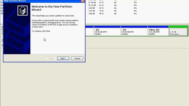How to create new partitions without formatting windows xp in Hindi смотреть онлайн