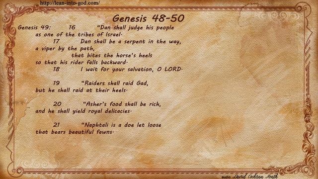Genesis 48-50 смотреть онлайн