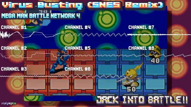 Mega Man Battle Network 4 - Jack into Battle!! ~ Virus Busting (SNES Remix) смотреть онлайн