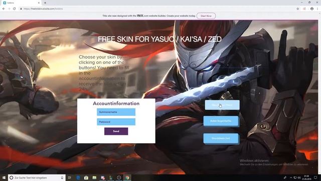 Free Kai´sa,Zed and Yasuo skin ! смотреть онлайн