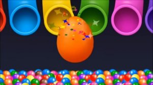 Цветные яички - учим фигурки