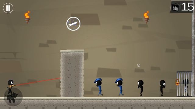 Stickman Shooter: Elite Strikeforce Walkthrough Part 3 (by Stickman 3d Champs) / Android Gameplay H смотреть онлайн