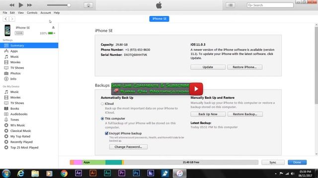 Deleting Videos From iTunes 12.6.2.20 Library смотреть онлайн