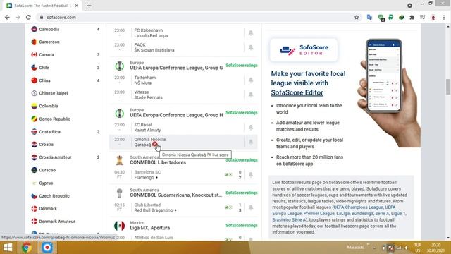 Uefa oyunları canlı (Qarabağ Omonia Nicosia) смотреть онлайн