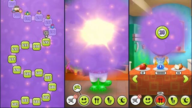 My Talking Tom Level 7 vs CuTe Tom Level 77 vs BaBy Tom Level 777 - Android Gameplay #7 смотреть онлайн