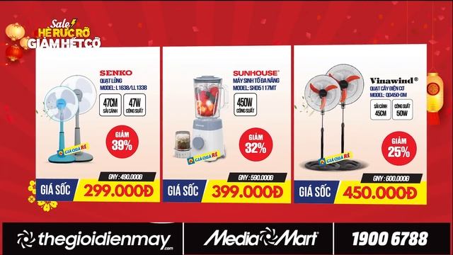 SALE HÈ RỰC RỠ - GIẢM HẾT CỠ - ĐIỆN MÁY MEDIAMART смотреть онлайн