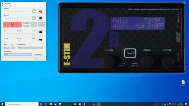 Connecting an E-Stim Systems 2B to a Windows PC смотреть онлайн