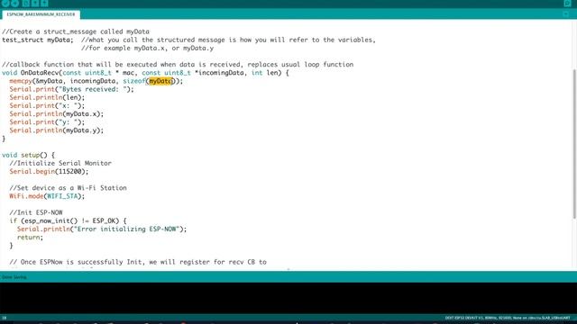 ESP32: How To Setup ESP NOW For One Way Wireless Communication