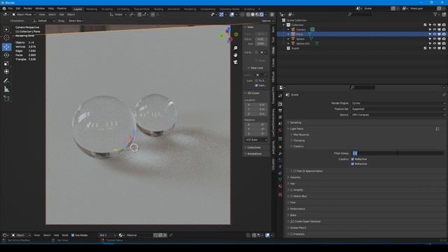 Environment caustics in Blender with one setting смотреть онлайн