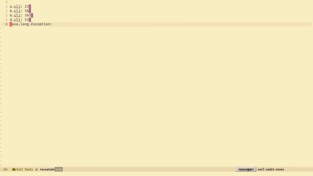 Practicalli Spacemacs - Evil Tools - Separate a line with iedit and multiple cursors смотреть онлайн