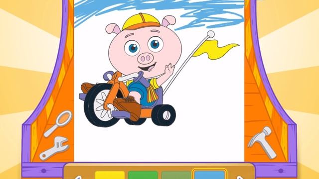 Alpha Pig's Paint by Letter SUPER WHY Gameplay PBS Kids iOS Android English Alphabet Letter Practic смотреть онлайн