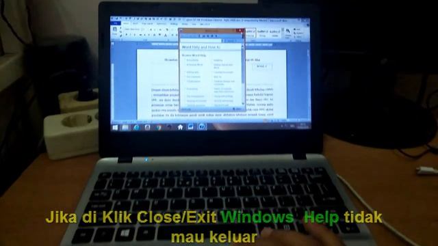 Cara Mengatasi Sering Keluarnya sendiri Tab Windows Help pada Word смотреть онлайн
