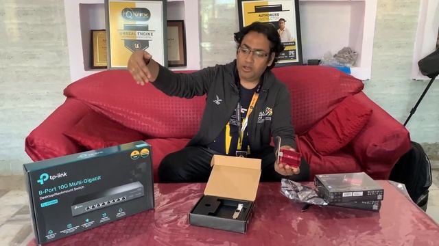 TPLINK TX401 10G NETWORK CARD - Unboxing