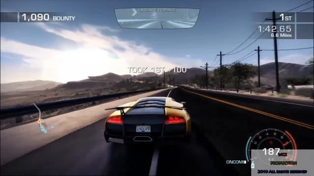 Hot Pursuit 2010 "Lamborghini Murcielago LP 670-4 Superveloce(SV)" - HD720p смотреть онлайн