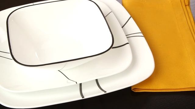 Corelle - Simple Lines 16 Piece Dinnerware Set смотреть онлайн