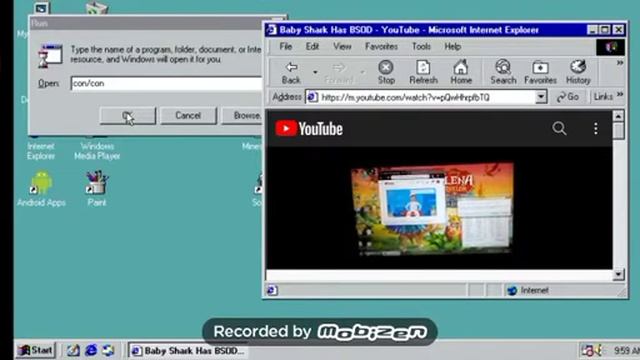 Windows 98 Baby Shark has BSOD Squared смотреть онлайн