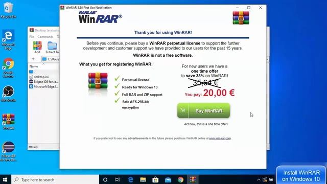 How to Install WinRAR on Windows 10 (Hindi/Urdu) | WinRAR कैसे डाउनलोड करें смотреть онлайн