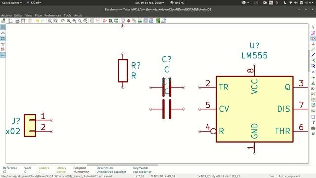 KiCAD #1 - Primeros pasos y diseño de esquemas смотреть онлайн