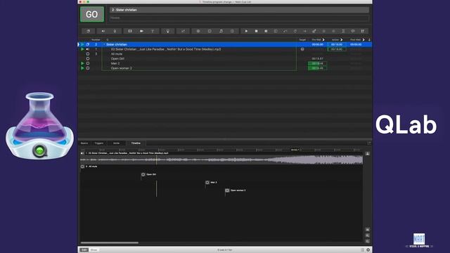 Tutorial Qlab Timeline and Program changes смотреть онлайн