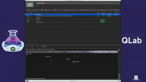 Tutorial Qlab Timeline and Program changes