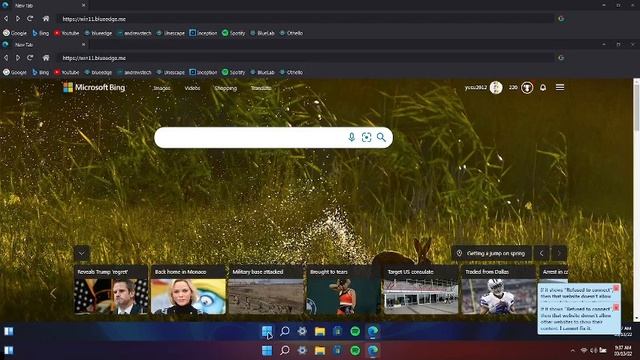 windows 11 blue edge смотреть онлайн