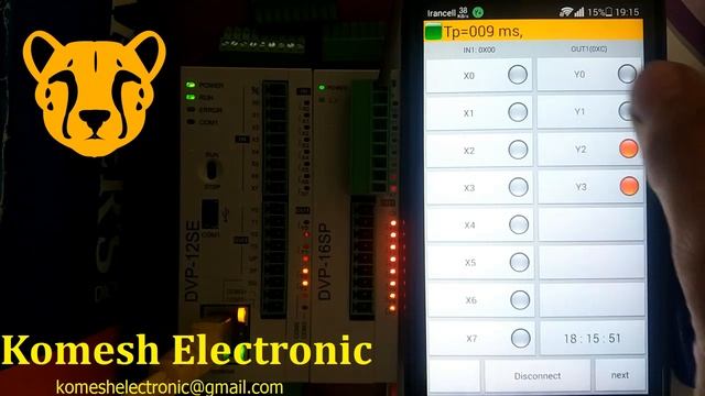 Android App for Delta Plc(DVP12SE) in modbus tcp Programming смотреть онлайн
