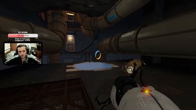 Прохождение 🌀 Portal 2 Одиночная кампания #3 смотреть онлайн