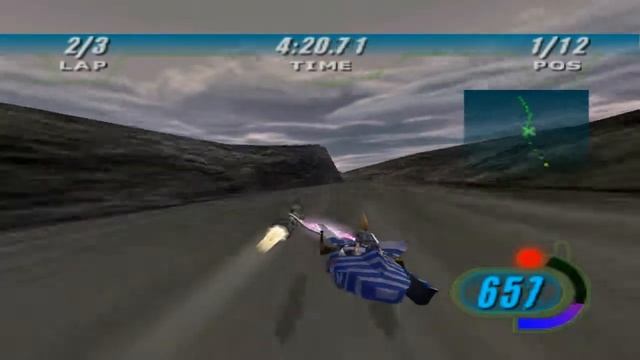 Star Wars Episode 1 - Racer - Race 20 - Fire Mountain Rally - 720p HD смотреть онлайн