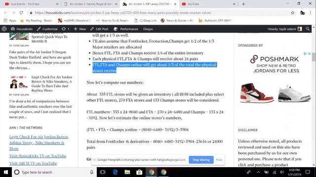 Air Jordan 5 JSP Laney | How Many Pairs Possibly Made & Market Value смотреть онлайн