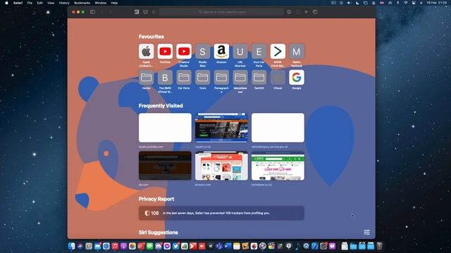 Customise Start Screen in Safari | macOS Big Sur 🖥 смотреть онлайн
