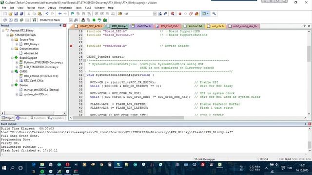STM32F0 Flash Timeout Error смотреть онлайн