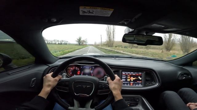 797 HP Dodge Challenger SRT Hellcat Redeye POV Drive - BRUTAL SOUND ! (4K) смотреть онлайн
